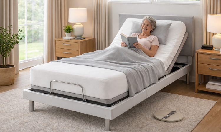 queen size adjustable bed frame 